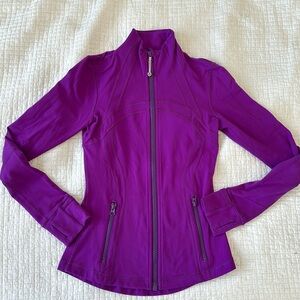 SOLD - Lululemon define jacket size 4 purple